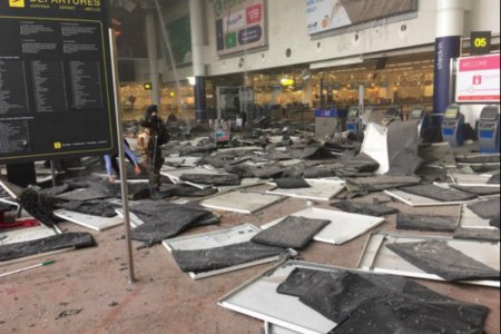 Аэропорт в Брюсселе все еще закрыт